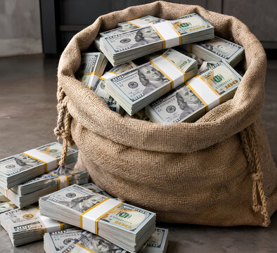 money in bag