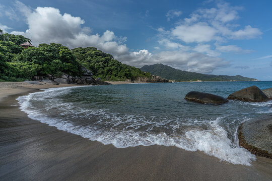 Beaches of Tayrona National Natural Park in Santa Marta, Colombia