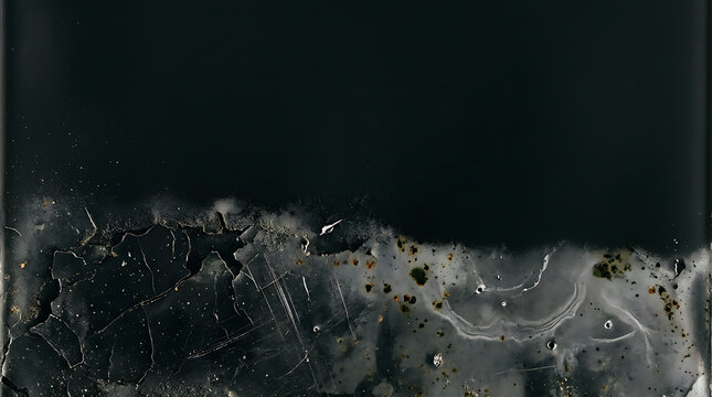 Dark graphite texture with distressed scratched surface and abstract grunge pattern