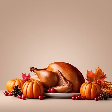 Thanksgiving Dinner Arrangement Photo.