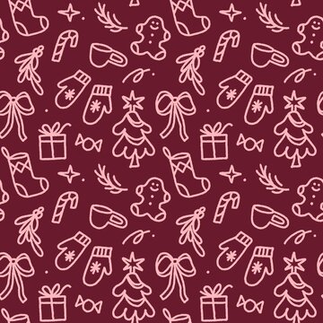 seamless christmas pattern