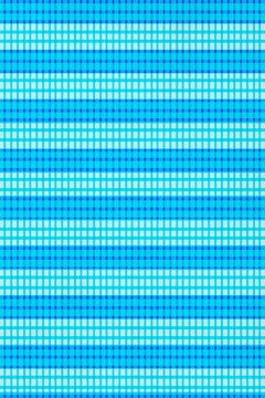 Abstract blue checkered geometric pattern background with copy space