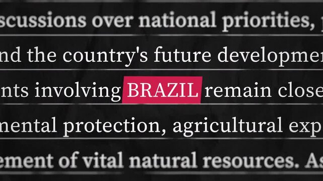 Brazil Politics, Economy and Environmental Issues &ndash; Red Highlight