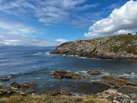 Beautiful Atlantic Ocean Views near Castro de Baro&ntilde;a, Galicia, Spain