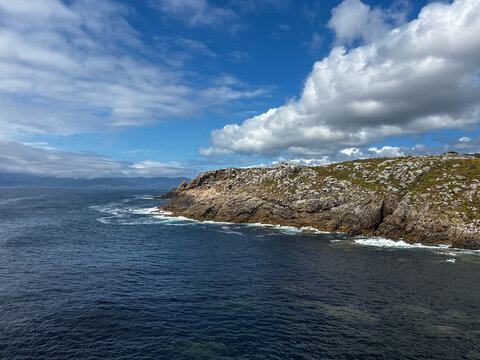 Beautiful Atlantic Ocean Views near Castro de Baro&ntilde;a, Galicia, Spain