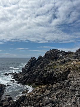 Beautiful Atlantic Ocean Views near Castro de Baro&ntilde;a, Galicia, Spain