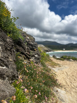 Beautiful Atlantic Ocean Views near Castro de Baro&ntilde;a, Galicia, Spain