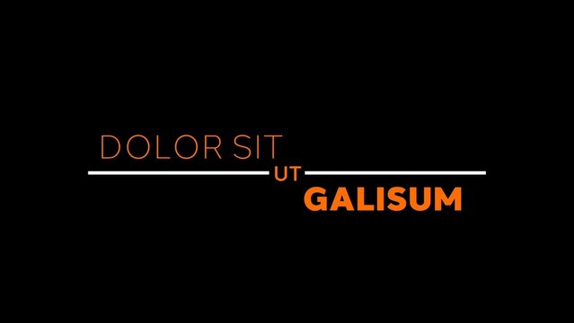 Variable Font_Snappy RGB Glitch Half Split Text Lower Third Animation 02