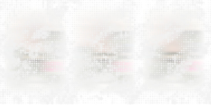 Soft Pale Pink and Gray &mdash; Symmetrical Halftone Abstract Background