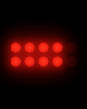 Start lights going red one by one then lights out 4:5 alpha