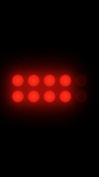 Start lights going red one by one then lights out vertical alpha