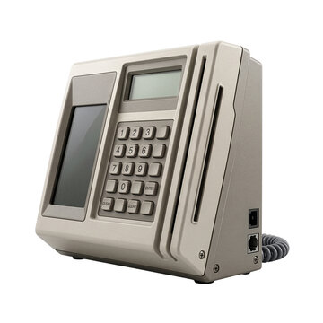 Point of sale terminal with keypad and card reader
