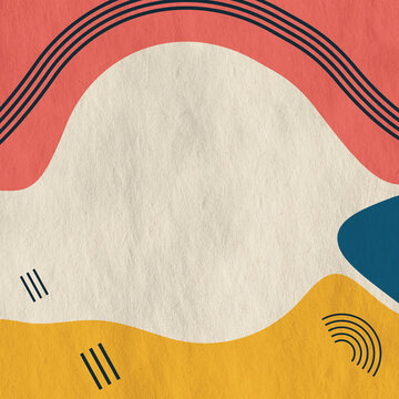 Abstract Colorful Waves Background Design