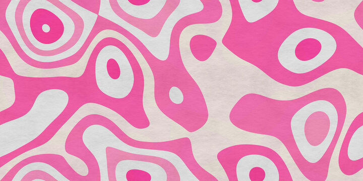 Colorful Abstract Loops on Soft Background