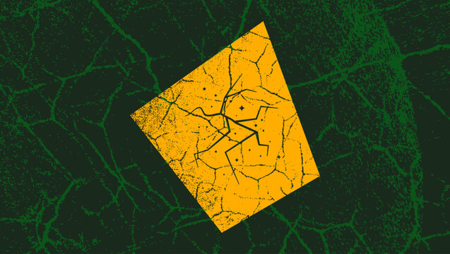 gold ore , color vector illustration