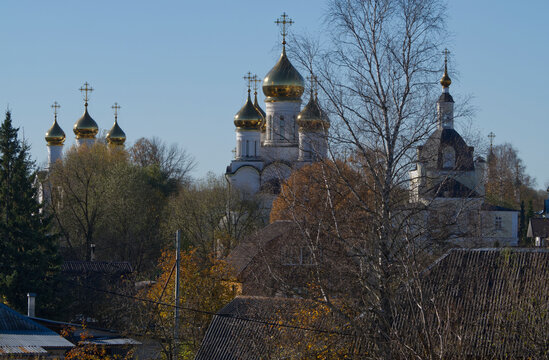 Russian provincial town Pereslavl Zalessky. Golden ring of Russia.