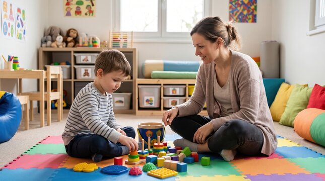 Early childhood development and play session