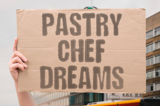 "Pastry chef dreams" Trainees rise before dawn to master laminated dough in a busy Parisian kitchen. PASTRY. CHEF. DREAMS. TRAINEES. DOUGH.