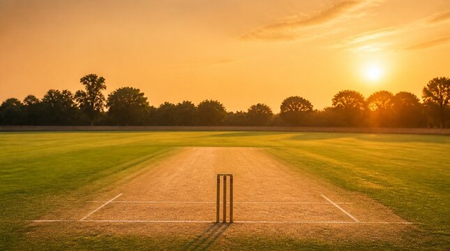 Dawn at the Cricket Field