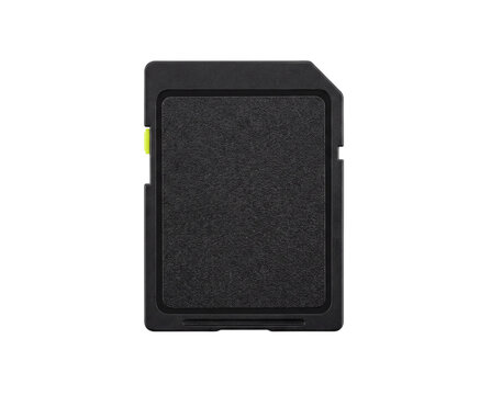 SD memory card featuring blank label area