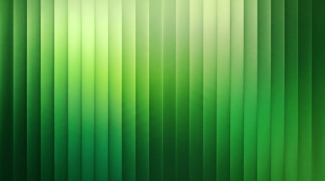 Abstract green vertical stripes with soft gradient light for modern digital background