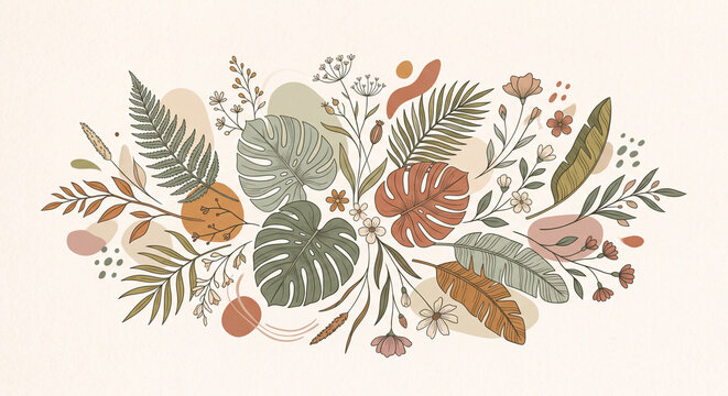 abstract floral background
